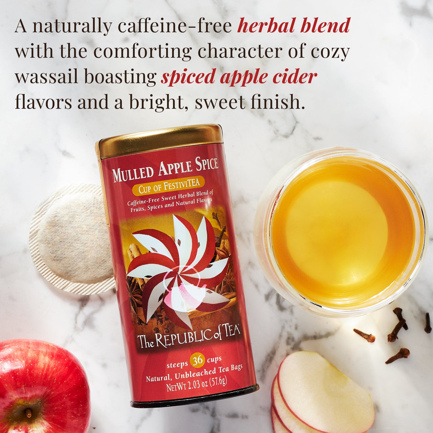 Mulled Apple Spice Herbal Tea Bags