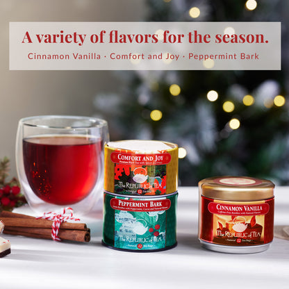 Holiday Stackable Tea Tin