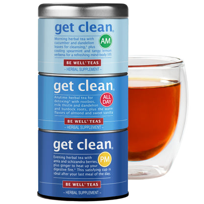 Get Clean® Stackable Tea Tin