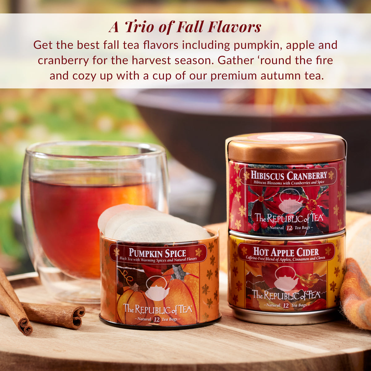 Harvest Stackable Tea Tin
