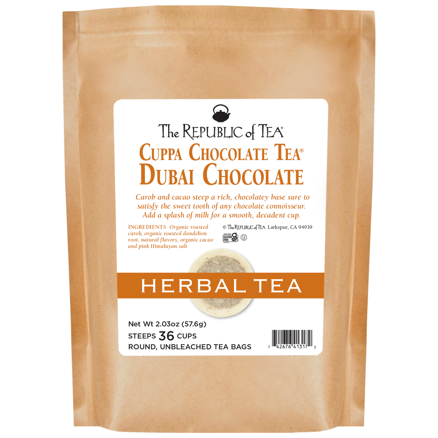 Dubai Chocolate Tea Bags