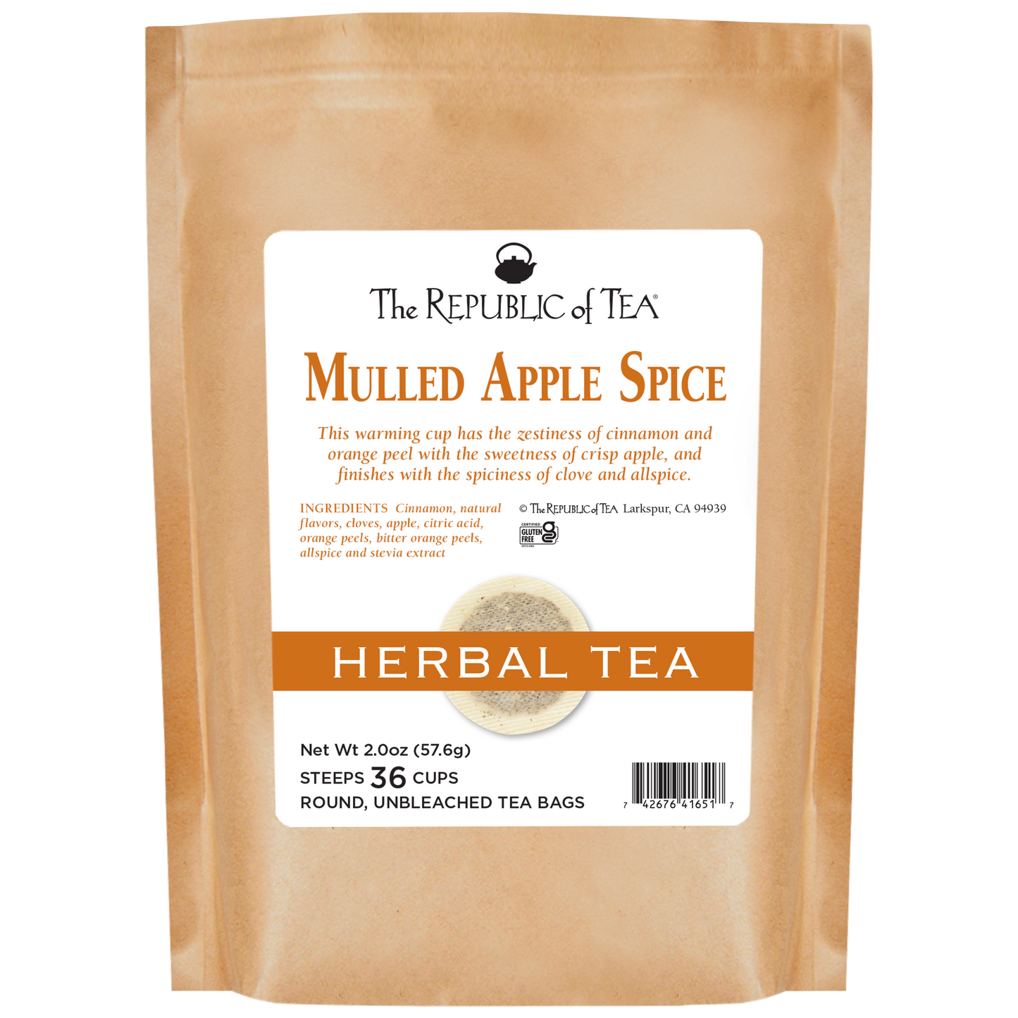 Mulled Apple Spice Herbal Tea Bags