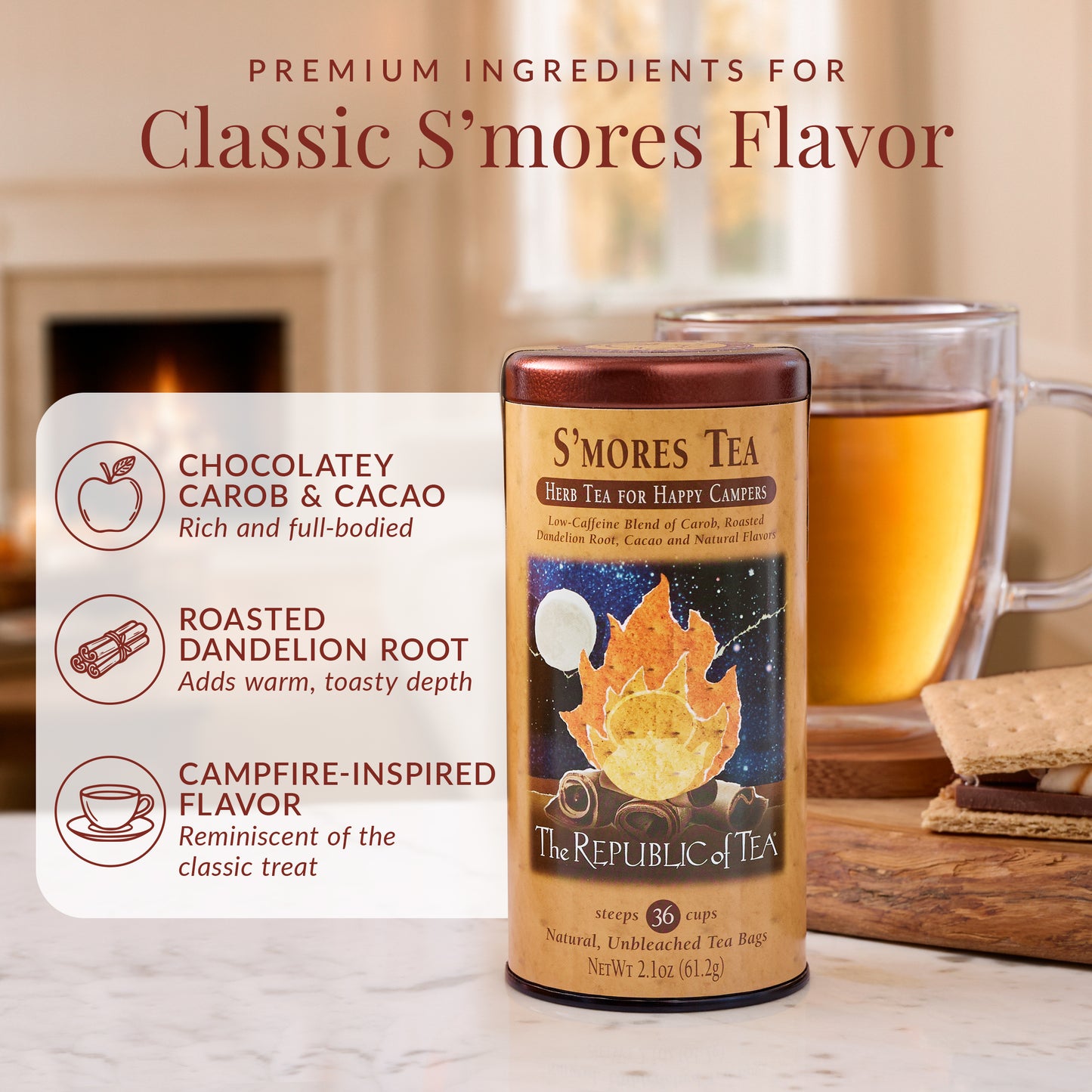 S'mores Herbal Tea Bags