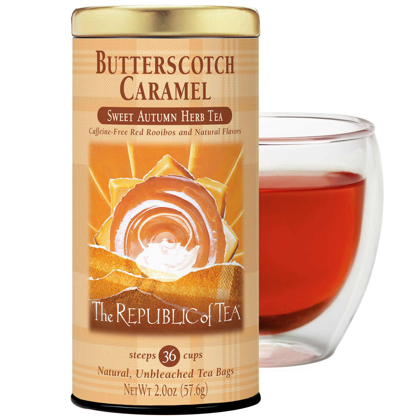 Butterscotch Caramel Herbal Tea Bags
