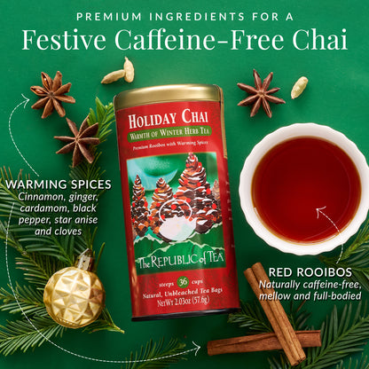 Holiday Chai Herbal Tea Bags