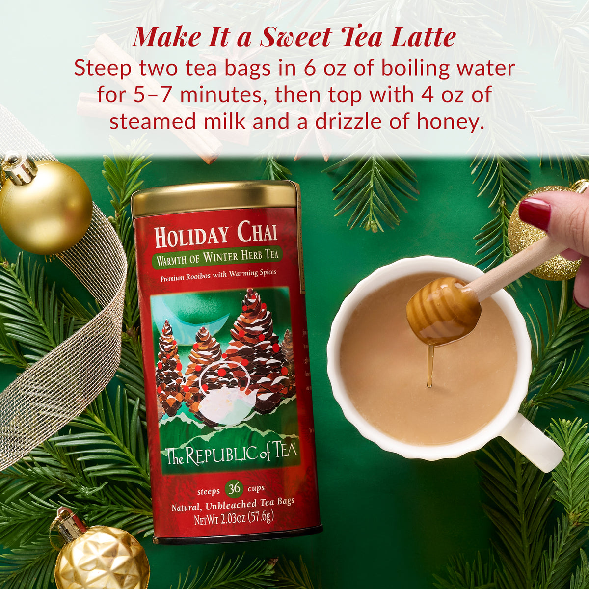 Holiday Chai Herbal Tea Bags