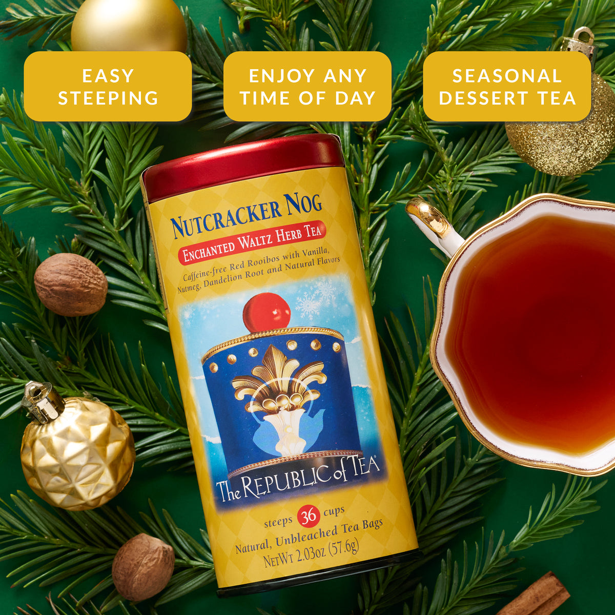 Nutcracker Nog Herbal Tea Bags