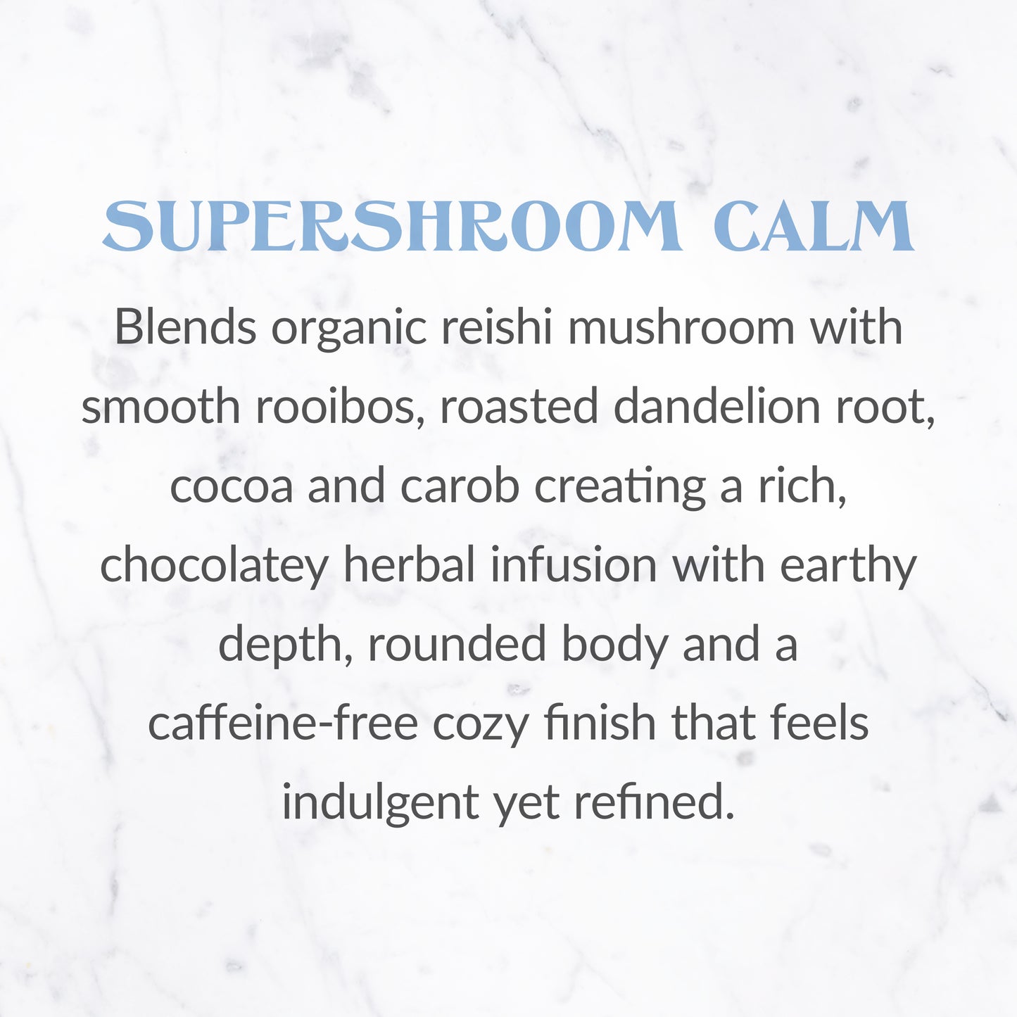 Organic Calm SuperShroom Herbal Tea