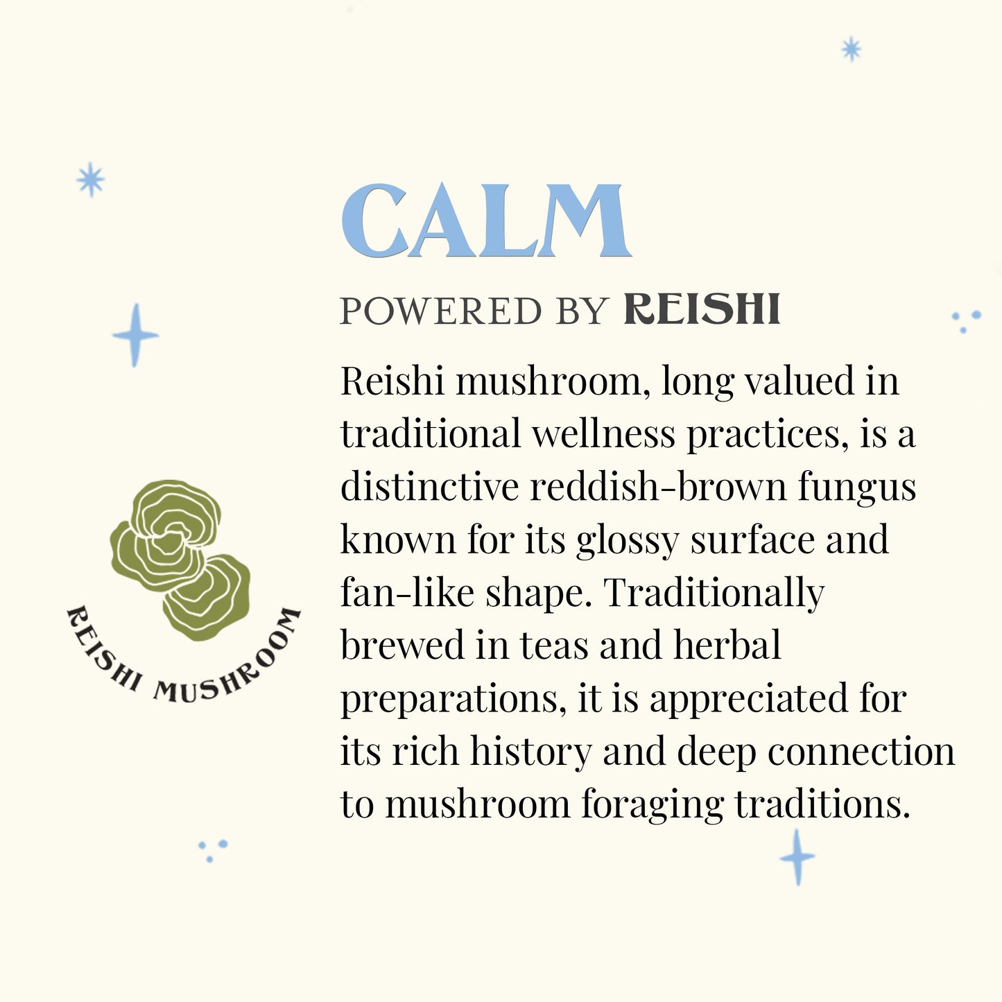 Organic Calm SuperShroom Herbal Tea