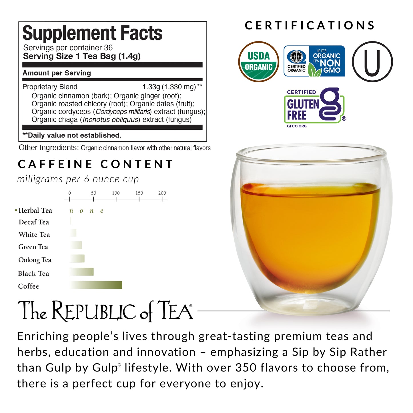 Organic Energy SuperShroom Herbal Tea