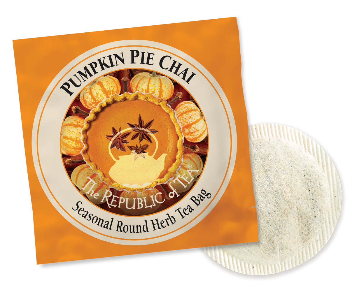 Pumpkin Pie Chai Herbal Tea Single Overwrap