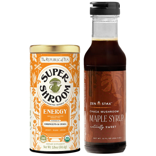 Energy SuperShroom and Chaga Syrup Set