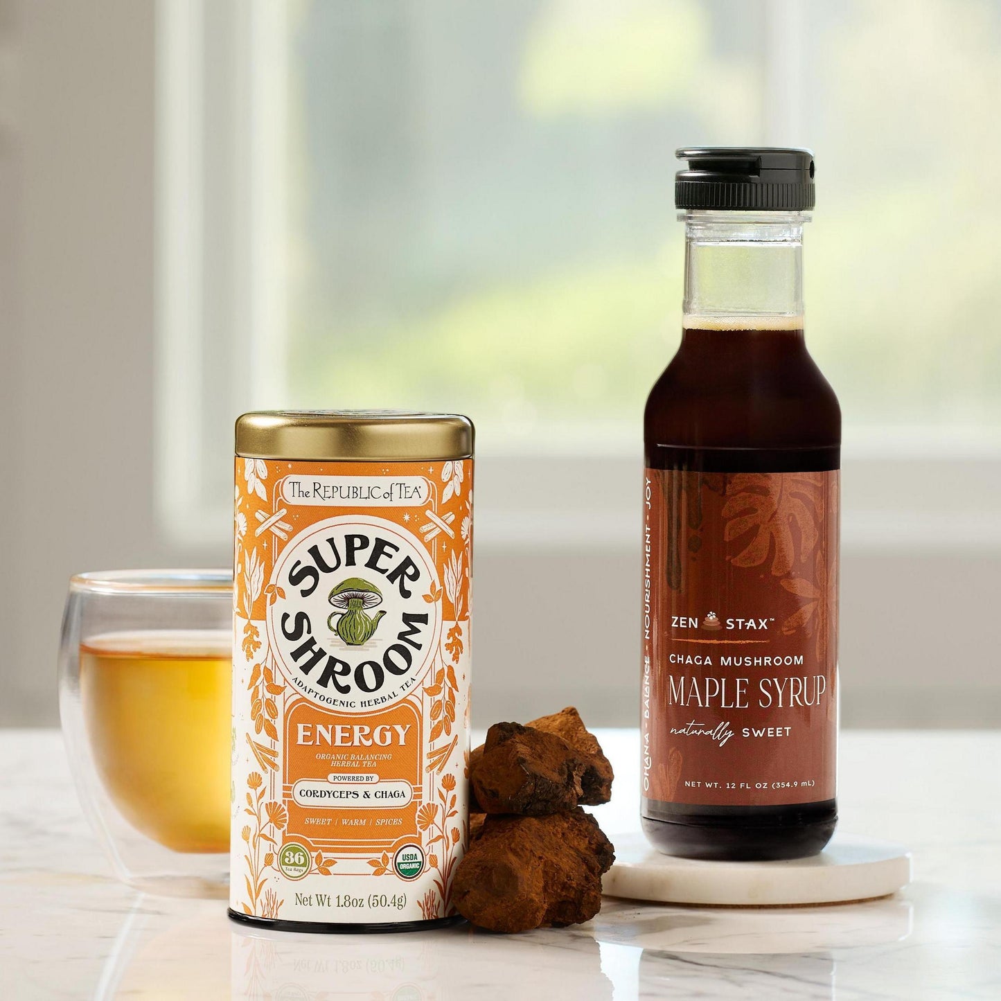 Chaga Mushroom Maple Syrup