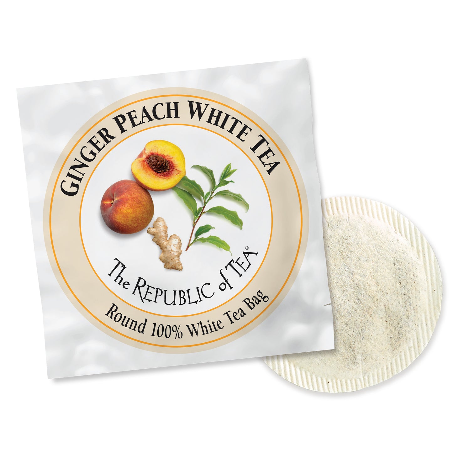 Ginger Peach White Tea Single Overwrap