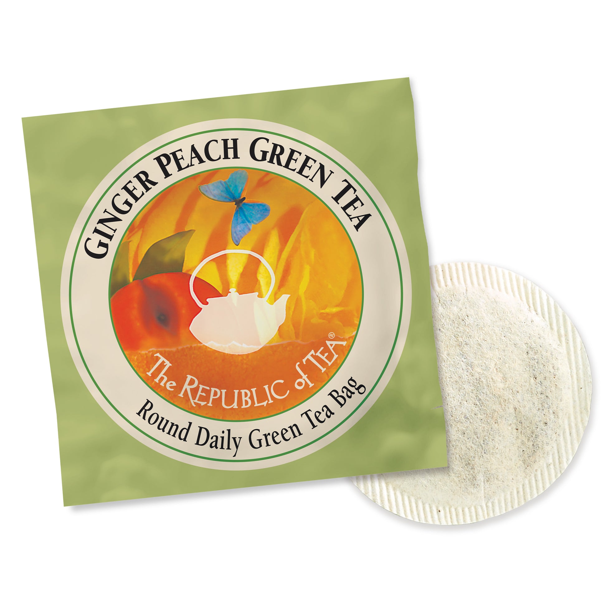 Ginger Peach Green Tea Single Overwrap