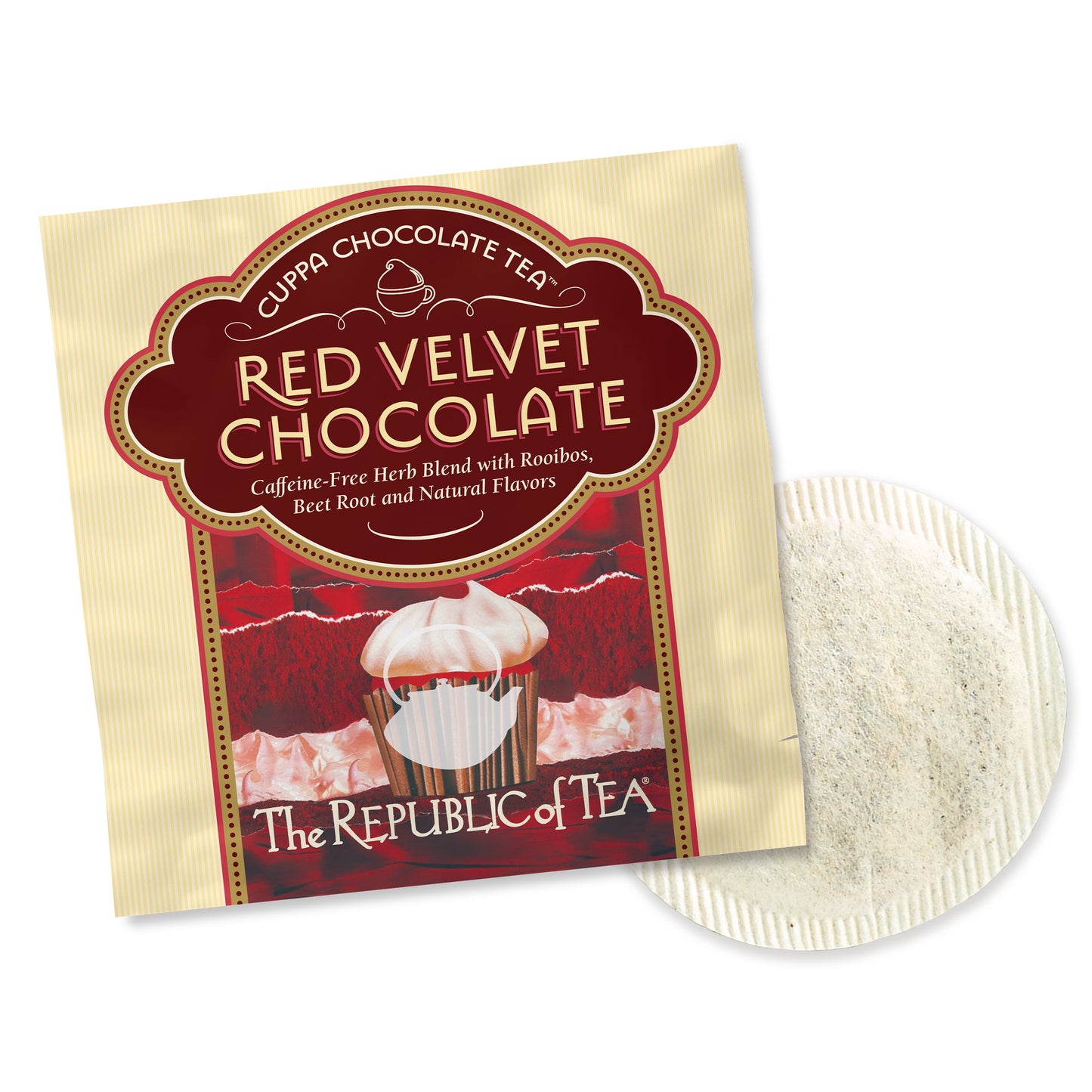  Red Velvet Red Rooibos Tea Single Overwrap