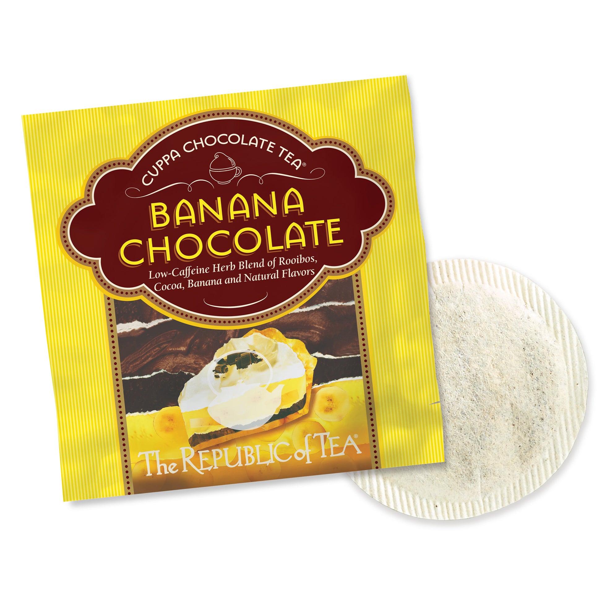 Banana Chocolate Red Rooibos Tea Single Overwrap