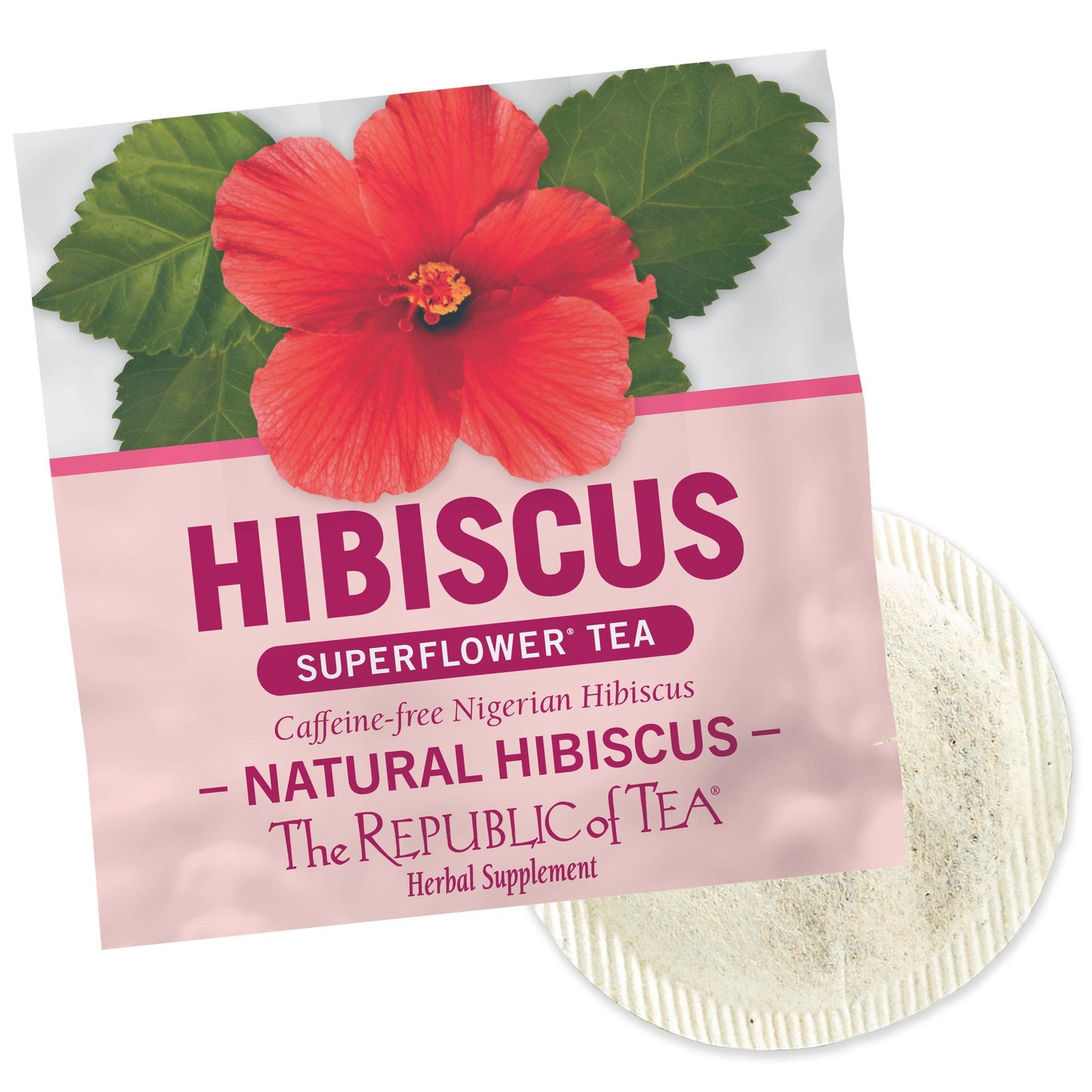 Natural Hibiscus Herbal Tea Single Overwrap
