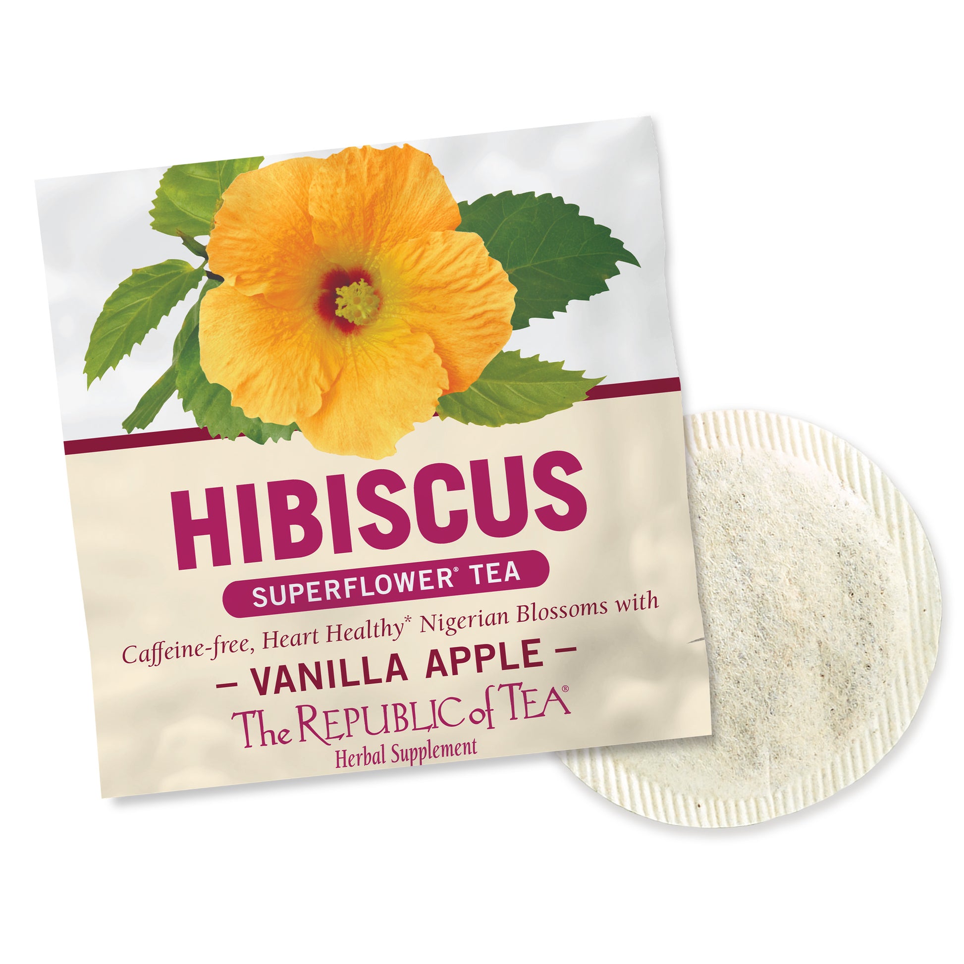 Vanilla Apple Hibiscus Herbal Tea Single Overwrap