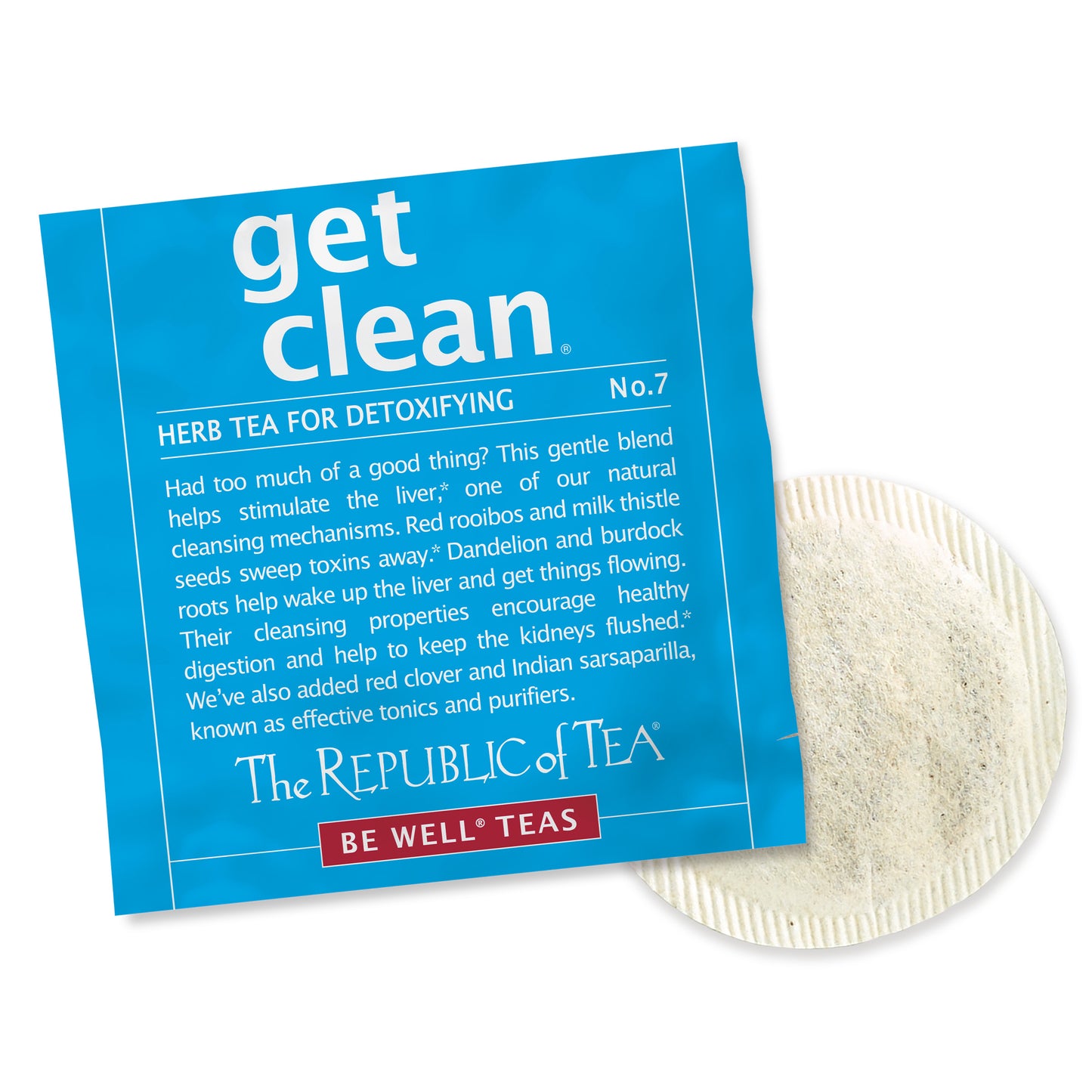  get clean No. 7 Red Rooibos Tea Single Overwrap