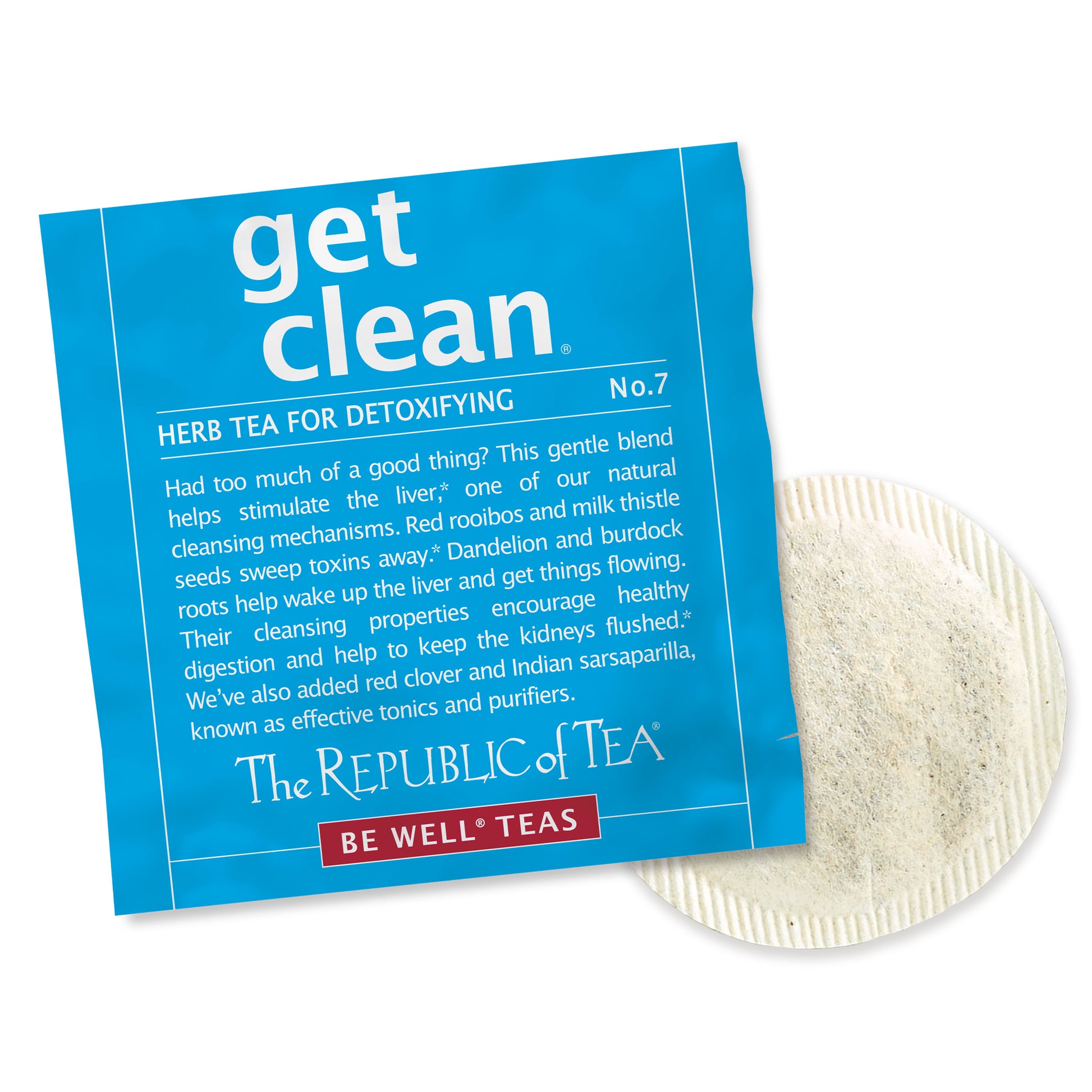  get clean No. 7 Red Rooibos Tea Single Overwrap