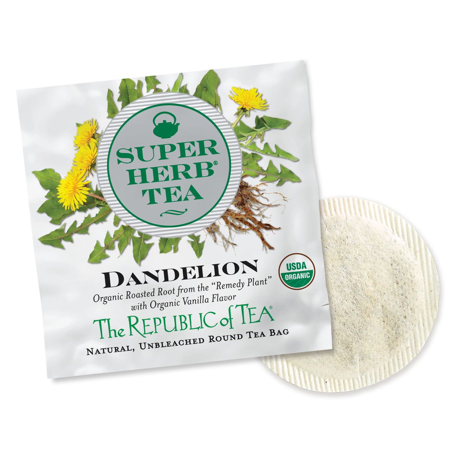 Organic Dandelion SuperHerb® Tea Single Overwrap