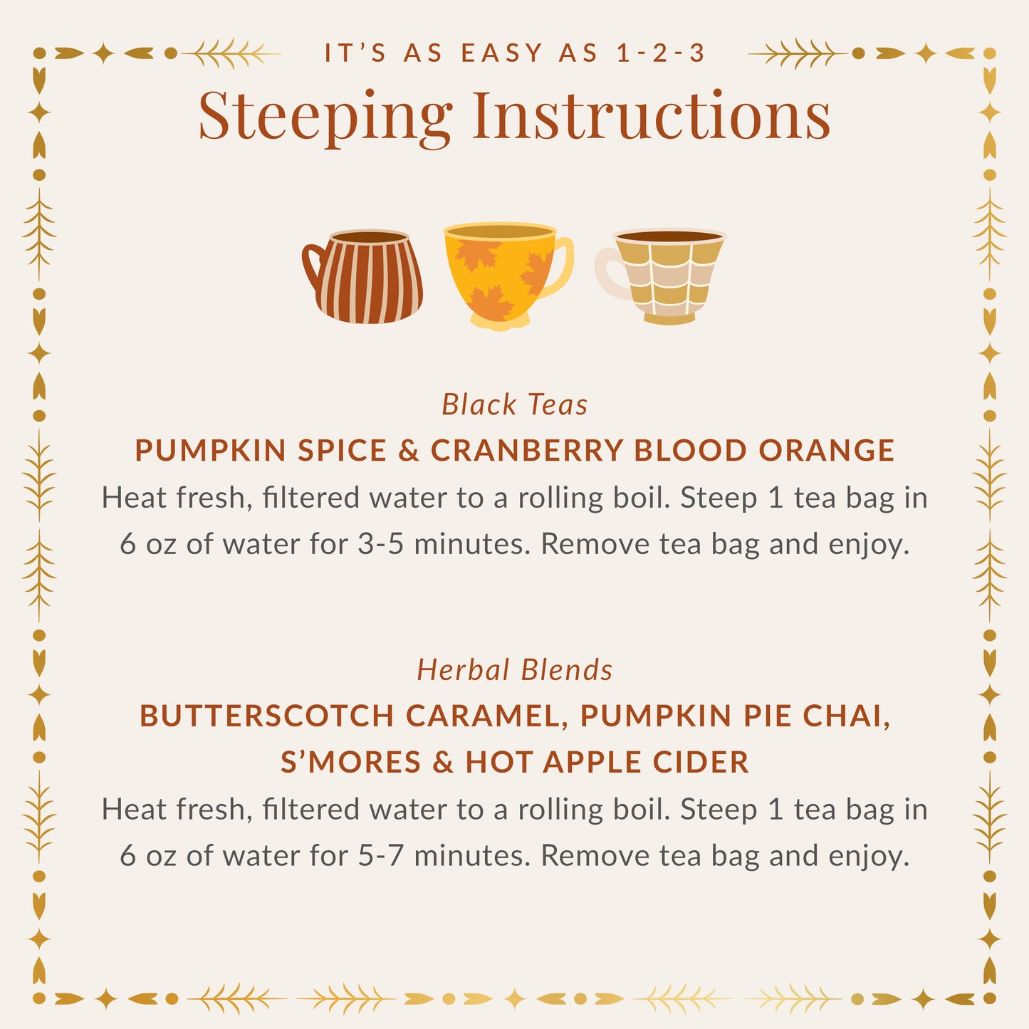 Fall Harvest Tea Assortment