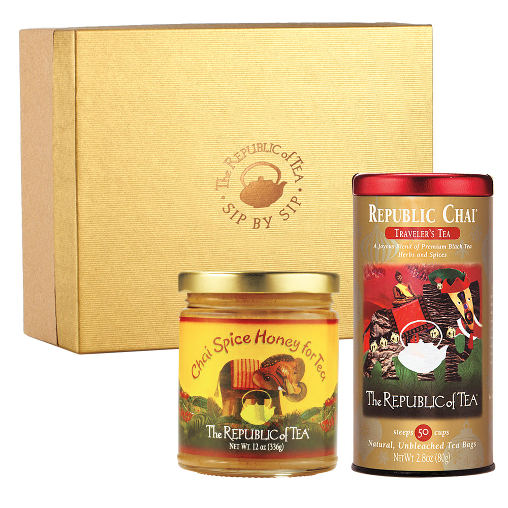 Chai Tea Bag and Honey Flight