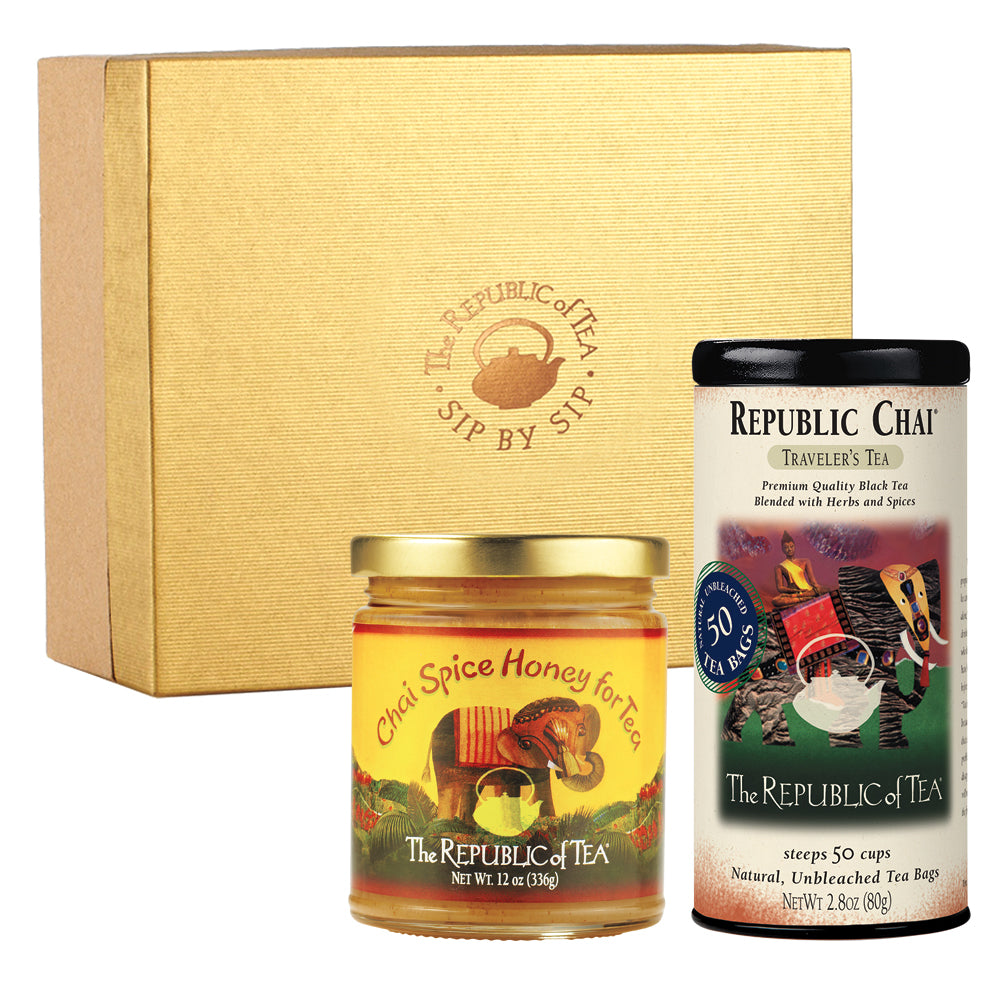 Chai Tea Bag and Honey Flight