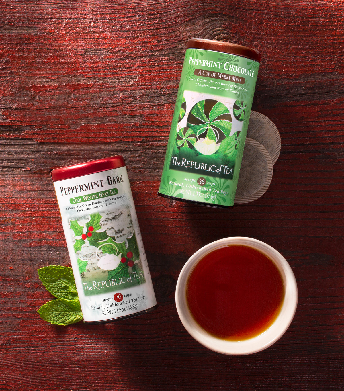 Peppermint Bark Herb Tea Bags