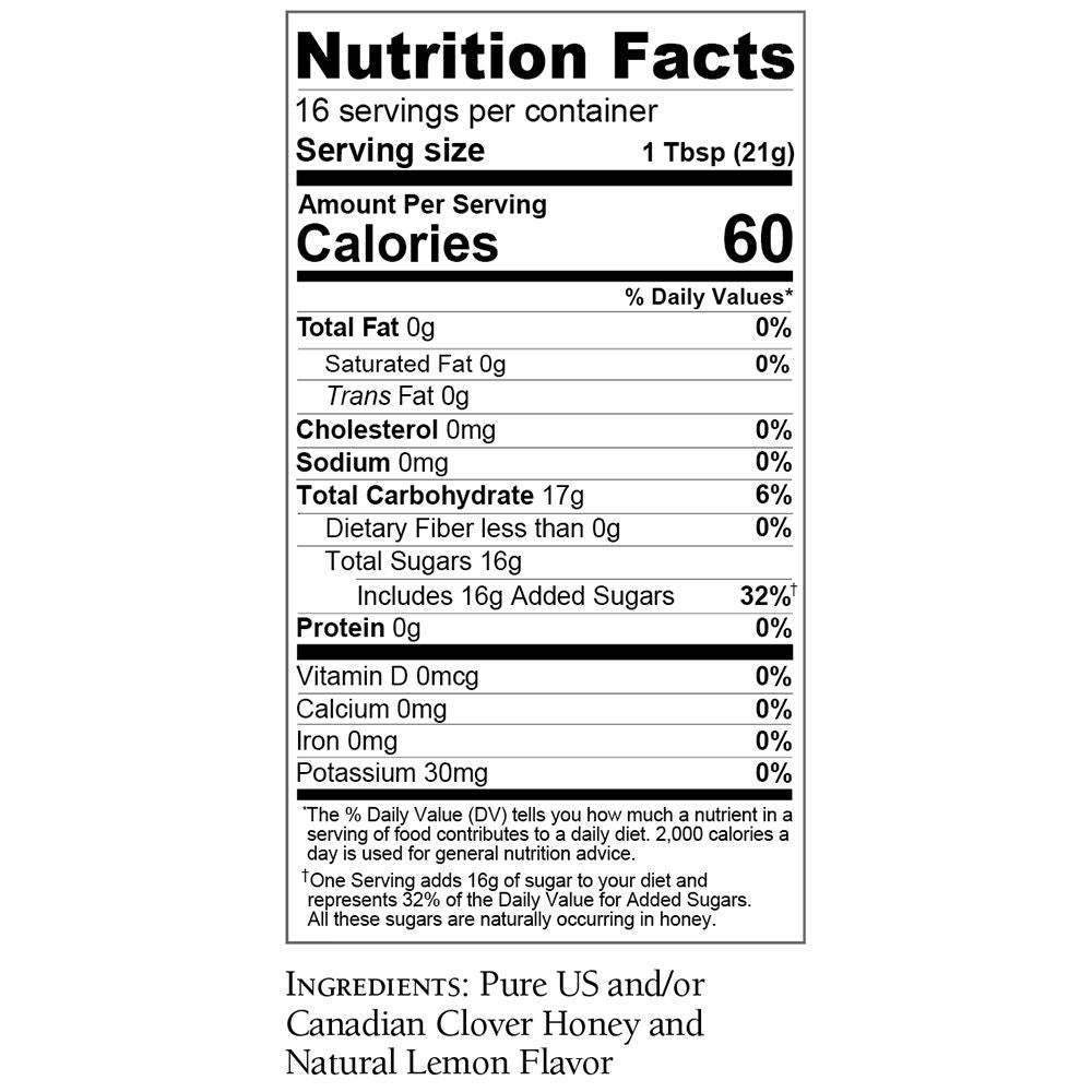 Lemon Creme Honey for Tea