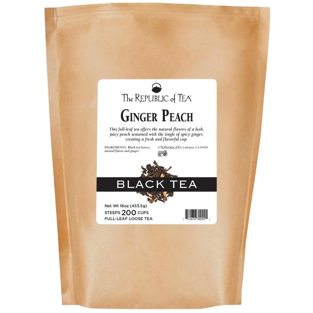 Ginger Peach Black Full-Leaf Tea