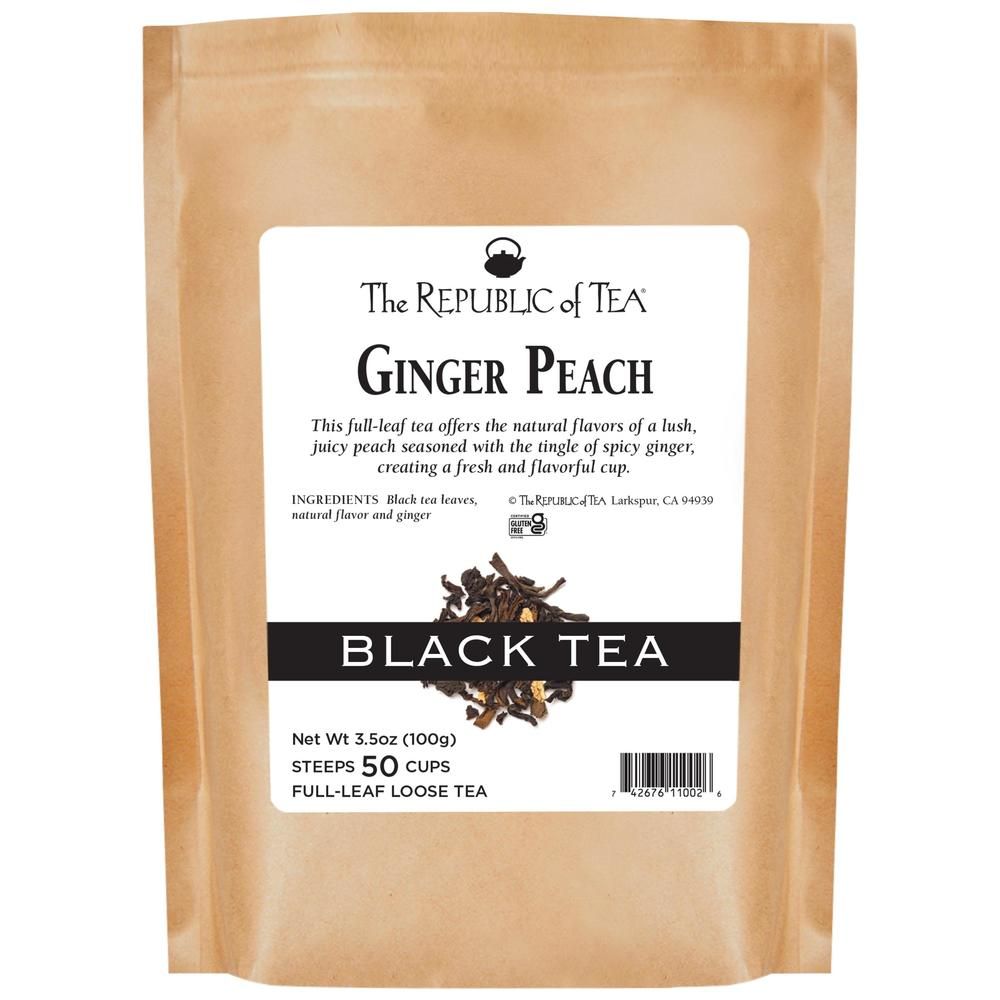 Ginger Peach Black Full-Leaf Tea