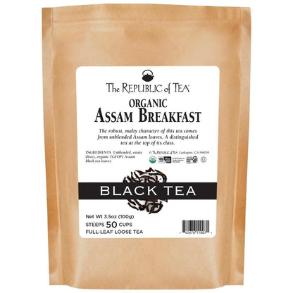 Organic Assam Breakfast Black Full-Leaf Tea