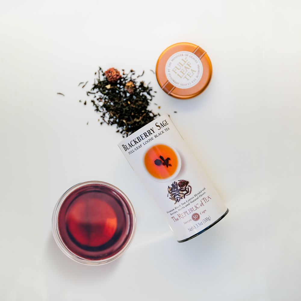 Blackberry Sage Black Full-Leaf Tea
