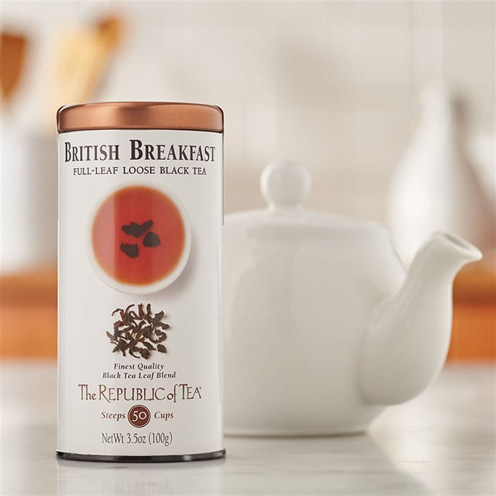 British Breakfast Black Full-Leaf Tea – The Republic of Tea