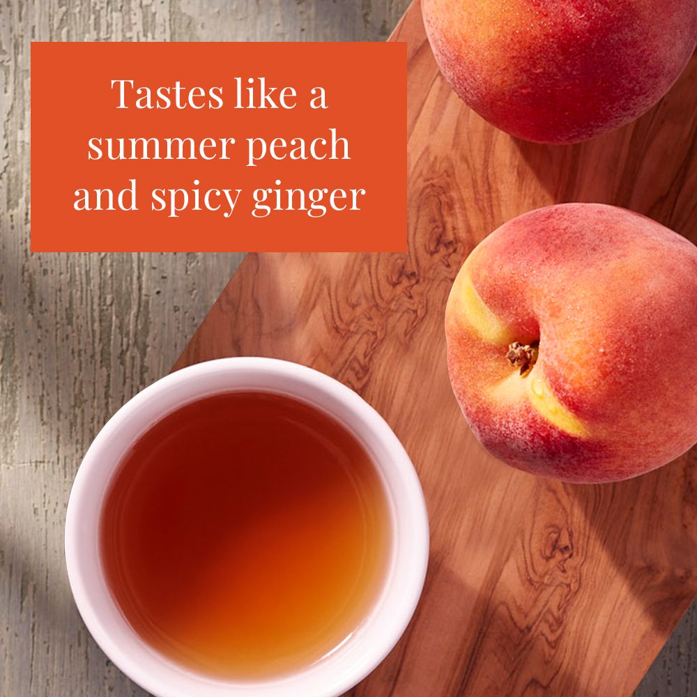 Ginger Peach Black Tea Bags
