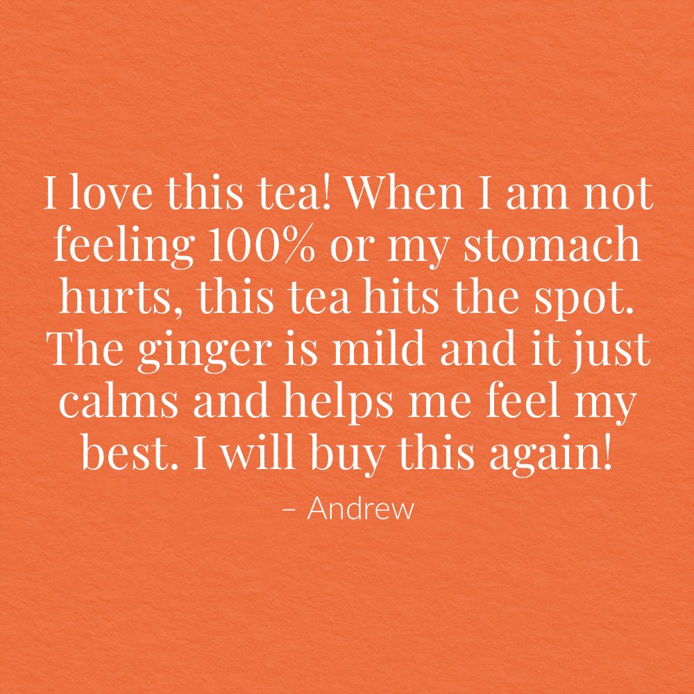 Ginger Peach Black Tea Bags