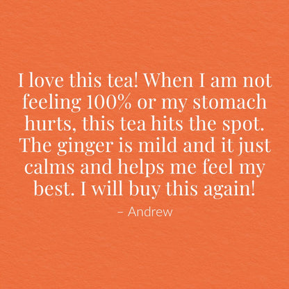 Ginger Peach Black Tea Bags