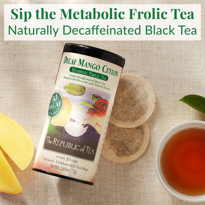 Decaf Mango Ceylon Black Tea Bags