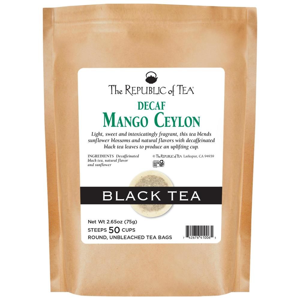 Decaf Mango Ceylon Black Tea Bags