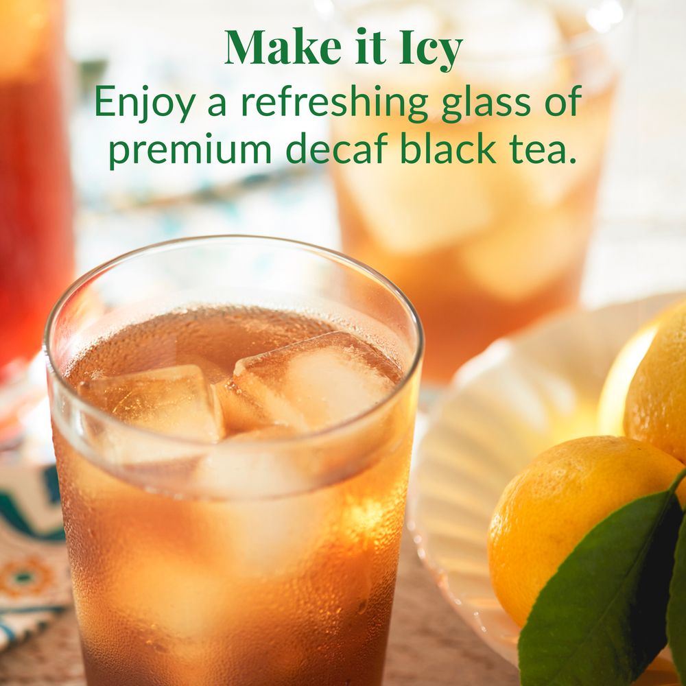 Decaf Ginger Peach Black Tea Bags