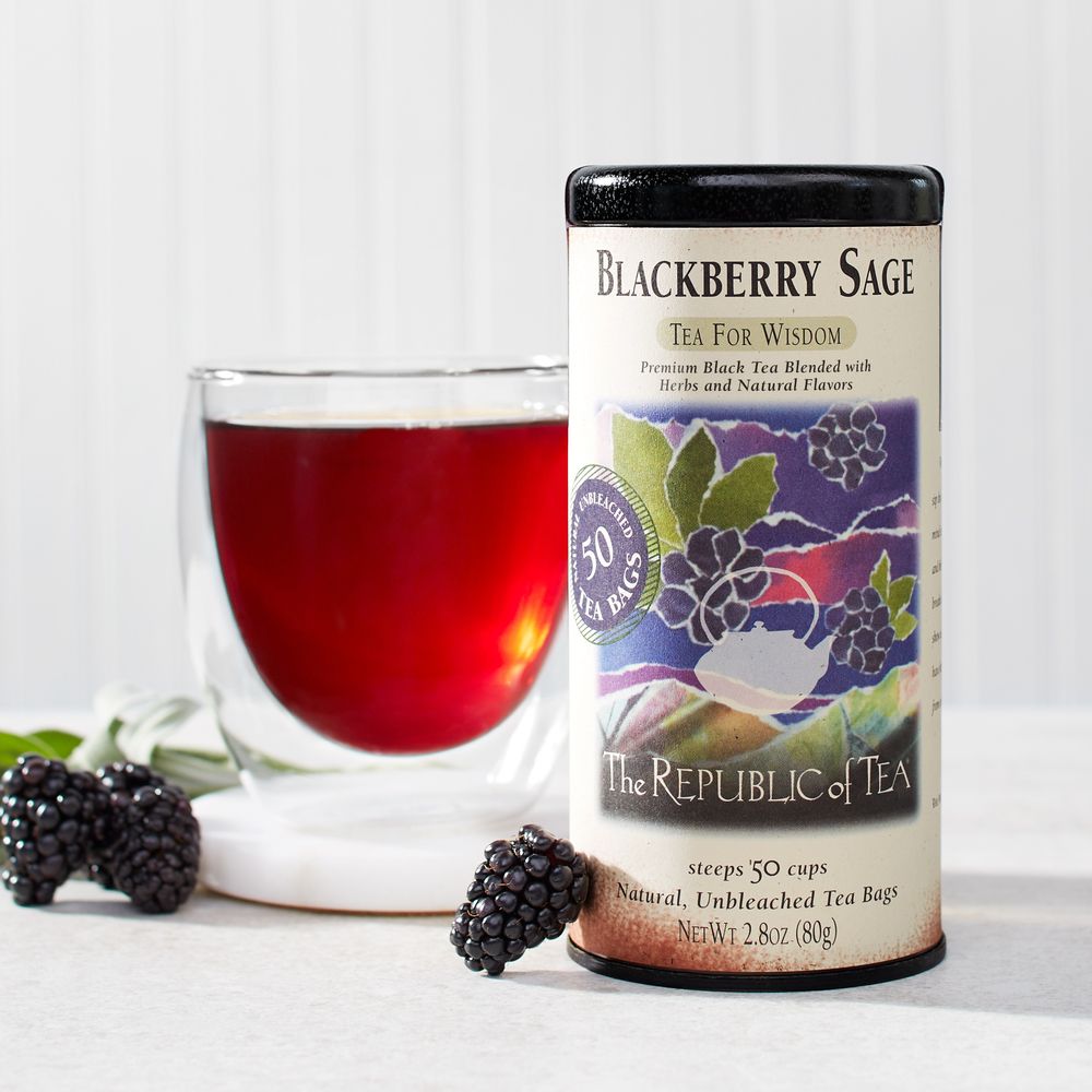 Blackberry Sage Black Tea Bags