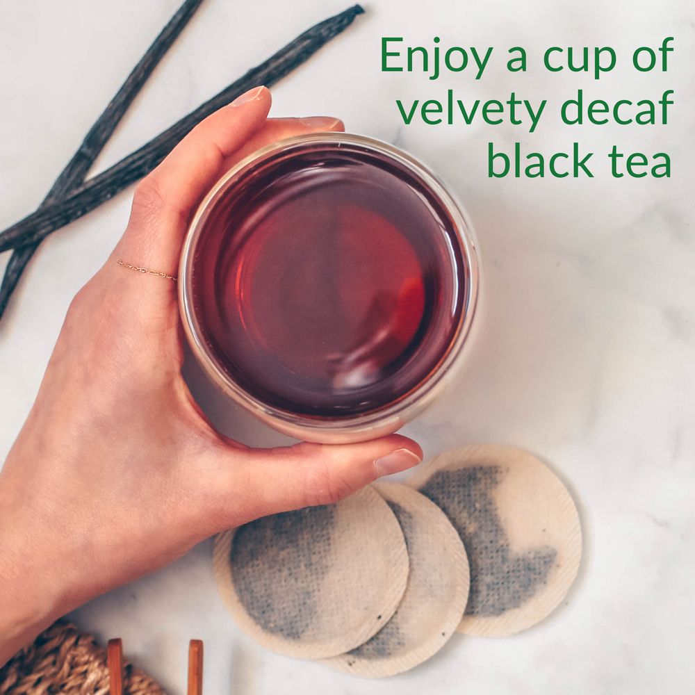 Decaf Vanilla Almond Black Tea Bags