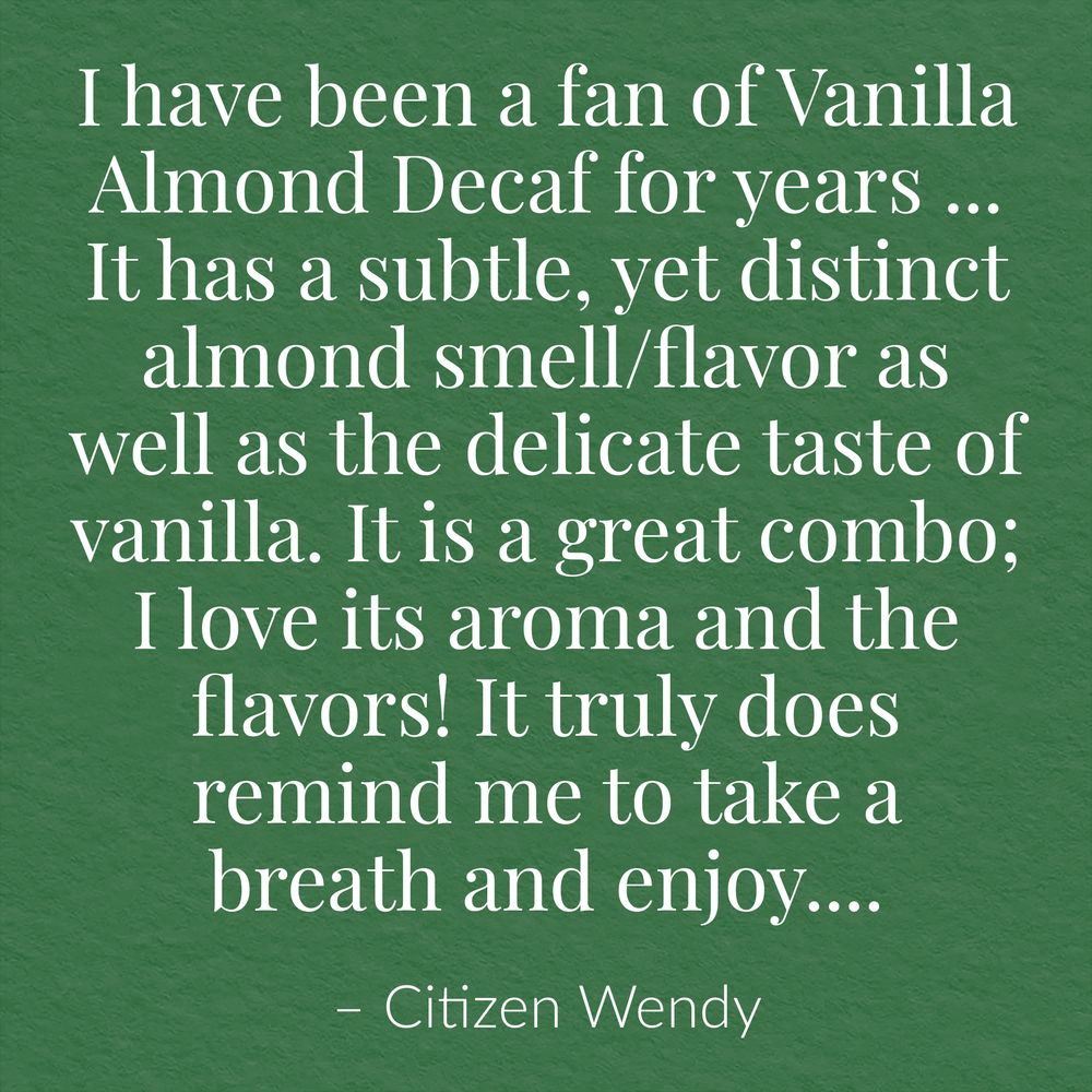 Decaf Vanilla Almond Black Tea Bags