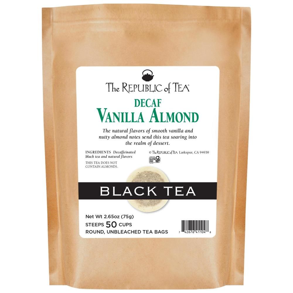 Decaf Vanilla Almond Black Tea Bags