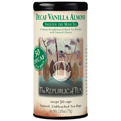 Decaf Vanilla Almond Black Tea Bags