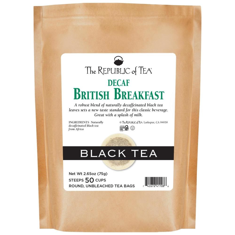 Decaf British Breakfast Black Tea Bags