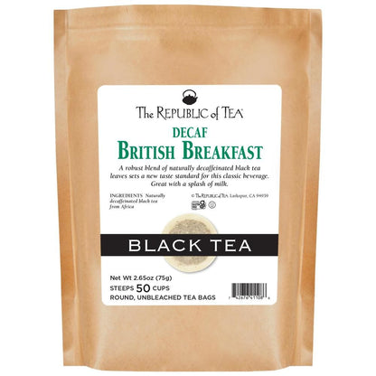 Decaf British Breakfast Black Tea Bags