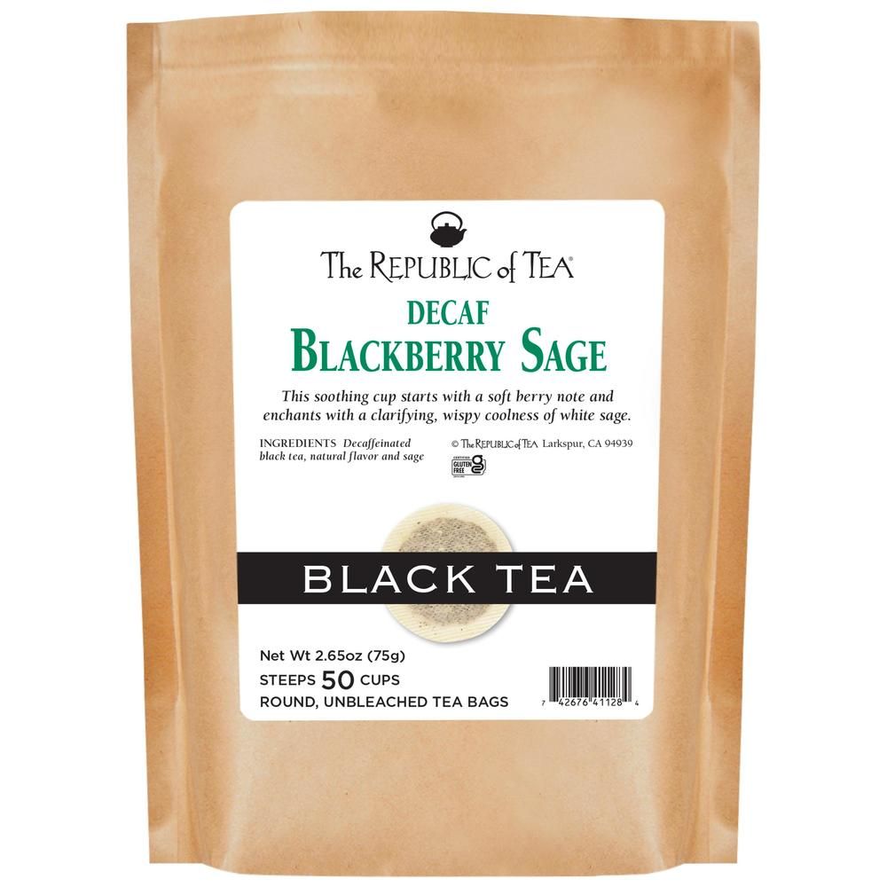 Decaf Blackberry Sage Black Tea Bags